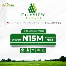 Land for sale City View Estate By Ayhomes ,obaluaye Lakowe Ajah Lagos