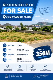 Land for sale Katampe Main Abuja