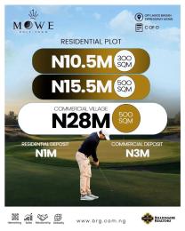 Land for sale Mowe Golf Town Mowe Obafemi Owode Ogun