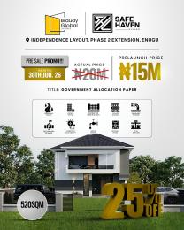 Land for sale Independence Layout, Phase 2 Extension Enugu Enugu