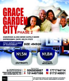 Land for sale Egborode, Along Benin Sapele Warri Expressway, Okpe,delta State Okpe Delta