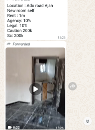 1 bedroom Flat / Apartment for rent Ado Ado Ajah Lagos