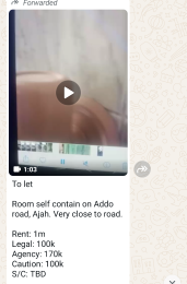 1 bedroom Flat / Apartment for rent Ado Ado Ajah Lagos