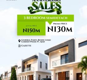 3 bedroom House for sale Urban Court Extension Lekki Gardens estate Ajah Lagos