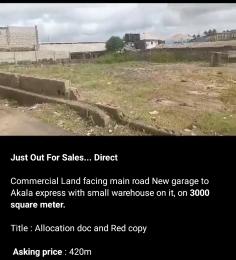 Land for sale New Garage Akala Express Ibadan Oyo