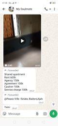 1 bedroom Flat / Apartment for rent Peace Estate Badore Ajah Lagos