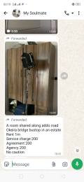 1 bedroom Flat / Apartment for rent Okeira Bridge Bus Stop In An Estate Ado Ajah Lagos
