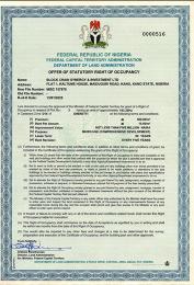 Land for sale Sheretti Abuja Phase 4 Abuja