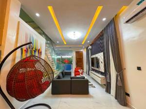 3 bedroom House for shortlet New Road Chevron, Igbo-efon Lekki Lagos