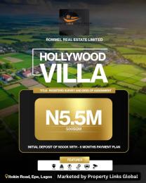 Land for sale Hollywood Villa Estate Itokin Village,along Ijebu Ode/lkorudu Road Epe Lagos State Nigeria Epe Road Epe Lagos