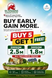 Land for sale Sunshine Garden Estate With No Hidden Charges Located In Ipara Off Lagos Ibadan Expressway Ogun Waterside Ogun