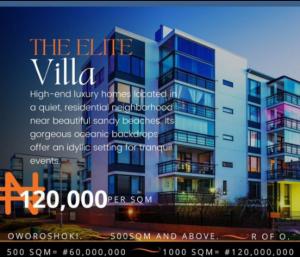 Land for sale Elite Villa Waterfront Lagos Island Lagos Island Lagos
